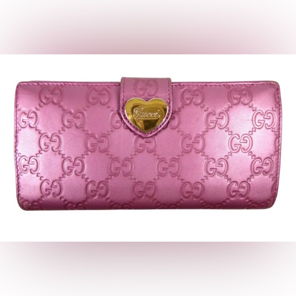 Vintage Gucci GG Signature  Continental Wallet